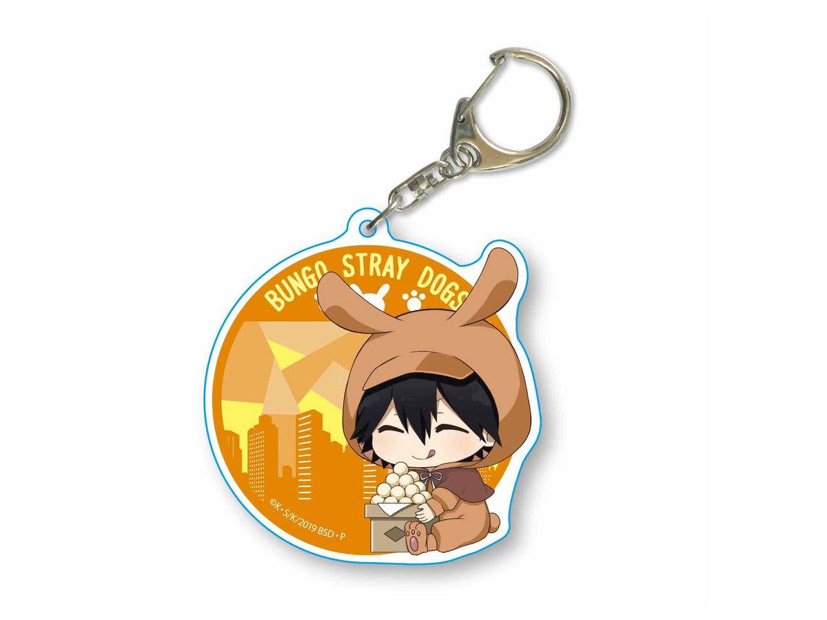 文豪ストレイドッグス ぎゅぎゅっとちょいデカアクリルキーホルダー うさみみver. 江戸川乱歩