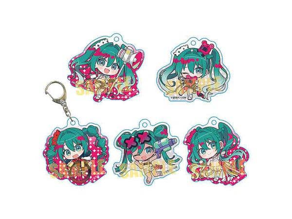 レーシングミク 2025: トレーディングアクリルキーホルダー 1Box 5pcs