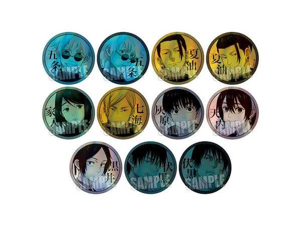 呪術廻戦真人ホログラム缶バッジcafe 2