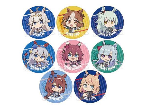アニメ ウマ娘 シンデレラグレイ: トレーディング缶バッジ ぷかっしゅ 1Box 8pcs