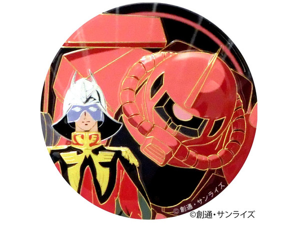 機動戦士ガンダム 彫金メタルアートステッカー 2 シャア & ザク