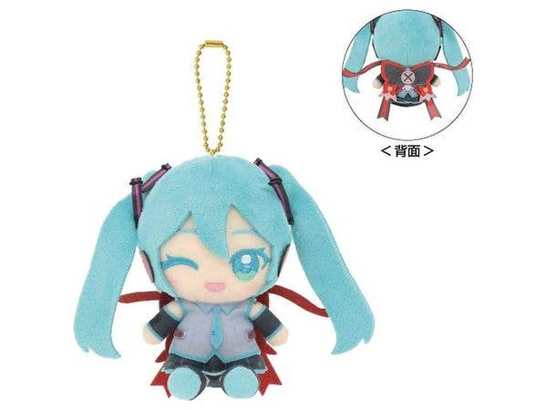 初音ミク x エールストライクガンダム Chibiぬいおすわりマスコット