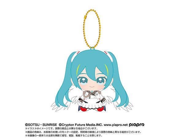 初音ミク x ウイングガンダムゼロEW Chibiぬいおすわりマスコット