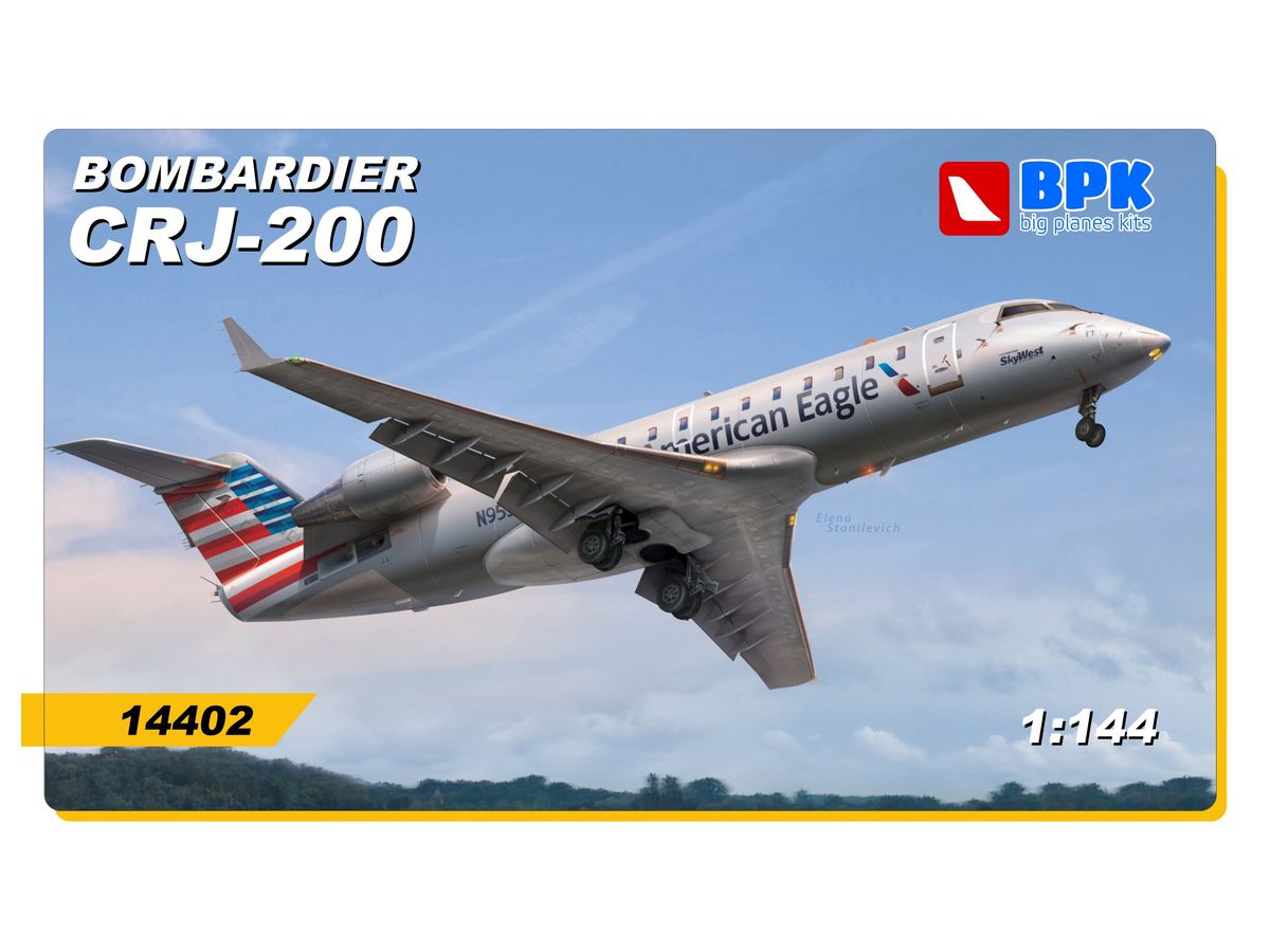 1/144 ボンバルディア CRJ-200 北米航空会社