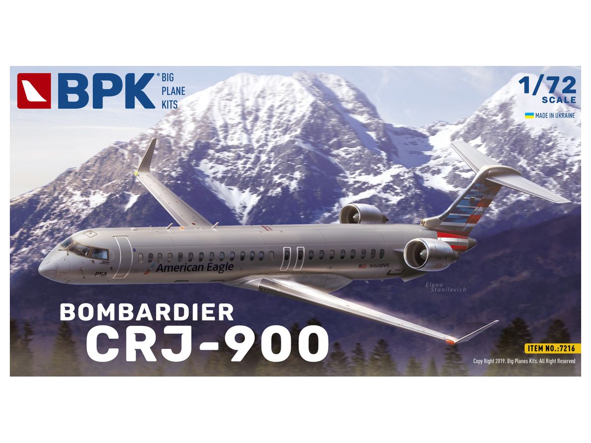 1/72 ボンバルディア CRJ-900 北米航空会社