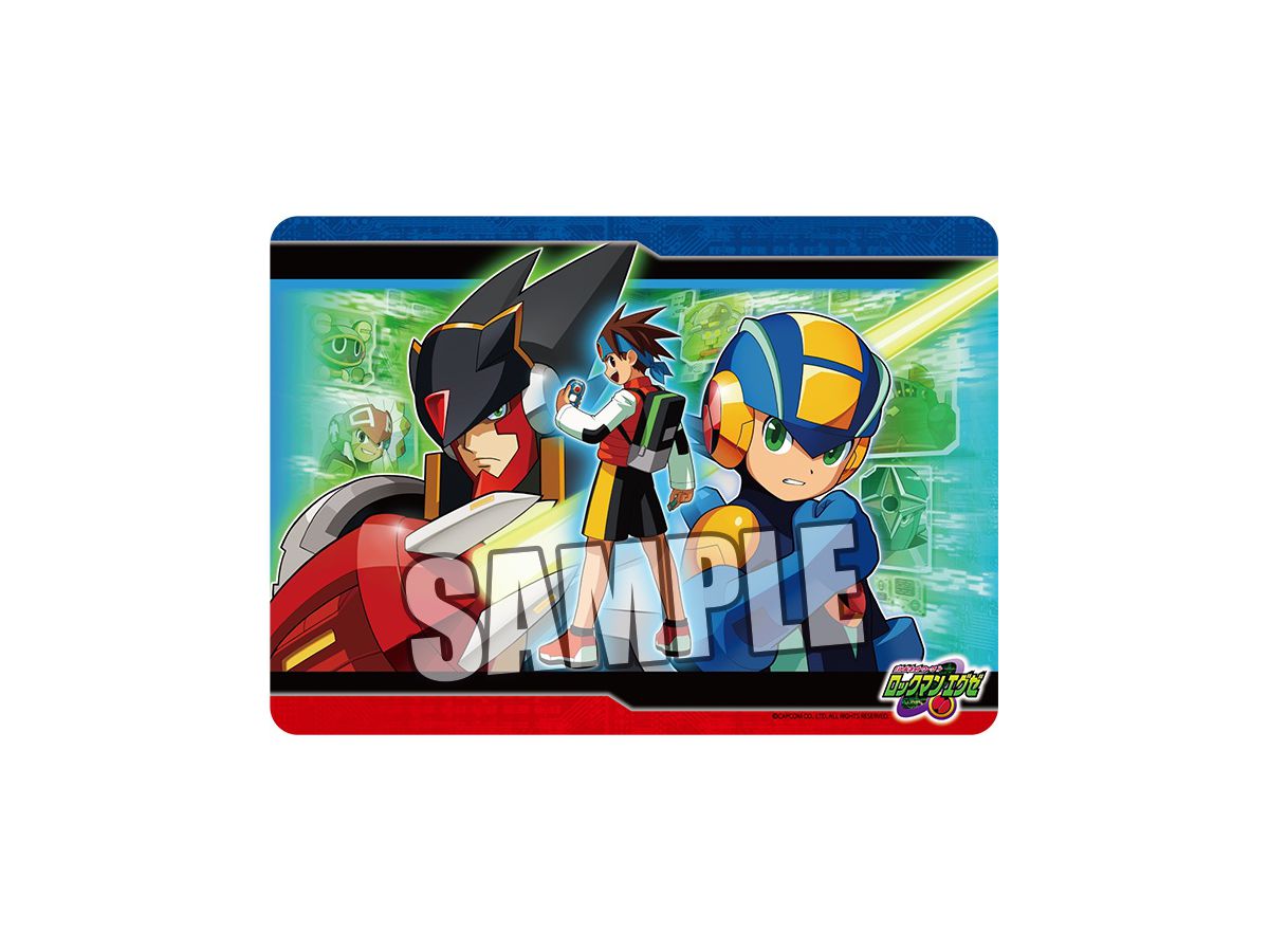 キャラクター万能ラバーマット ロックマン エグゼ チーム オブ カーネル