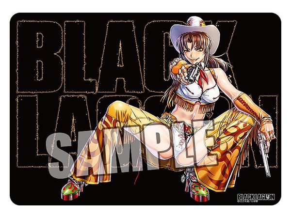 BLACK LAGOON: キャラクター万能ラバーマット レヴィ ウエスタンVer.
