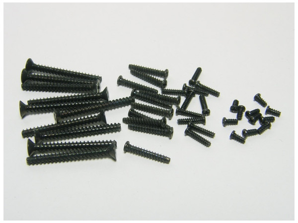 プラ用精密ネジ パックＡ　1.4x3/1.4x6/1.7x10/2.0x20 各10本