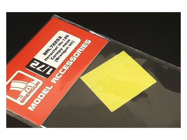 1/72 Hs-126用キャノピーマスク (ブレンガン用)