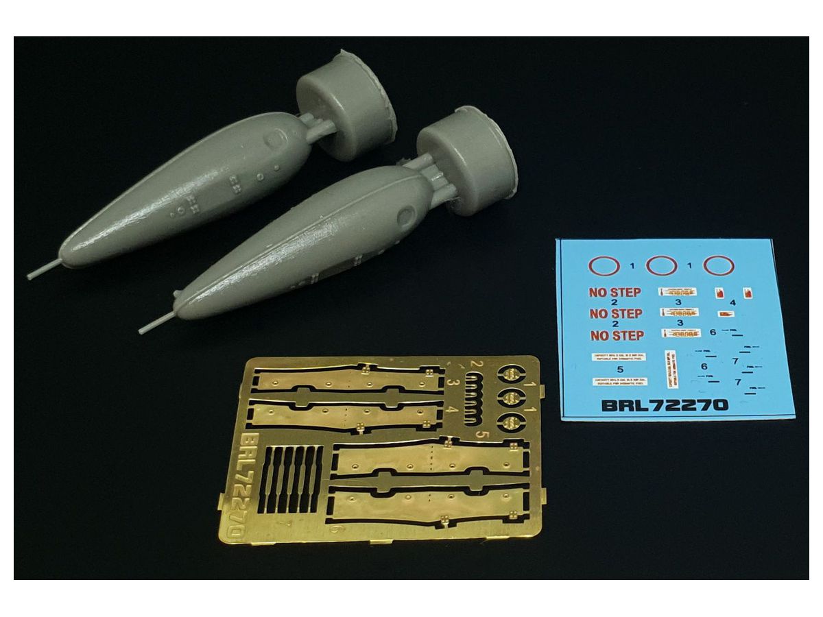 1/72 米軍 110ガロン ドロップタンク (2個入り)