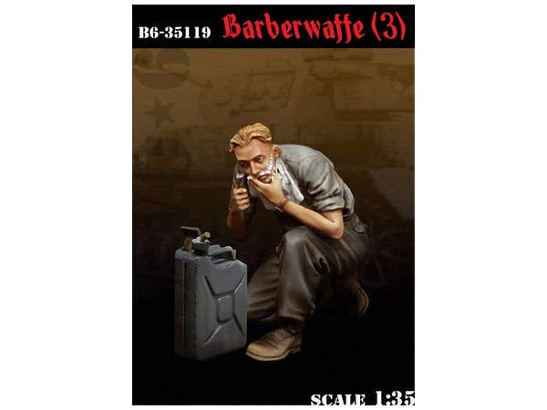 1/35 WWⅡ独 戦場の理容(3) 髭を剃る戦車兵