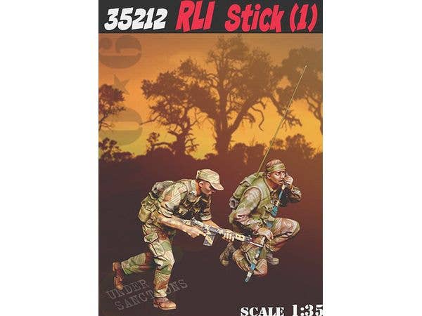 1/35 現用 ローデシア 軽歩兵大隊(RLI)スティックセット#1(2体入)