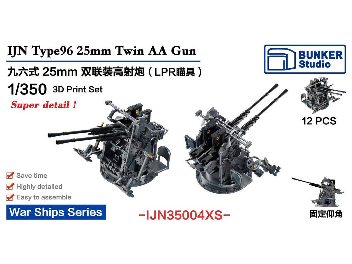 1/350 日本海軍 九六式二十五粍連装機銃 LPR照準器