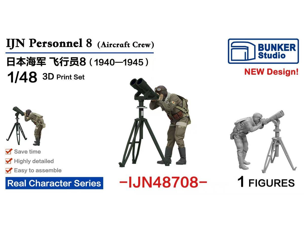 1/48 日本海軍 フィギュアセット 8 (航空兵 1940-1945)