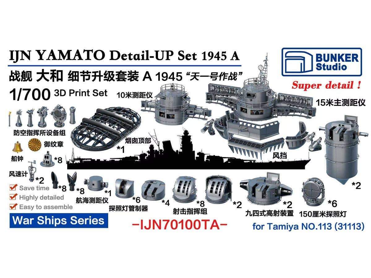 1/350 日本海軍 フィギュアセット 8 (艦船乗組員、装填手 1930 - 1945