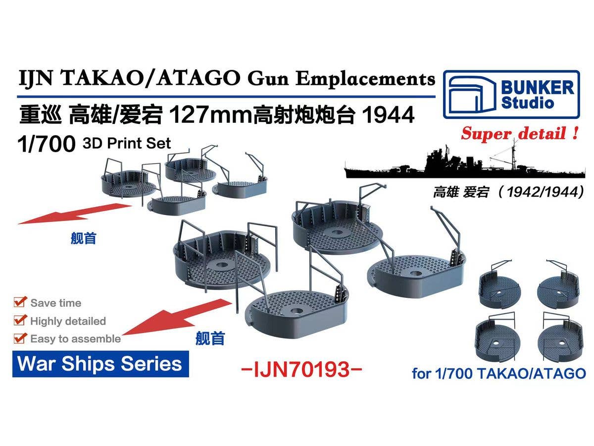 1/700 日本戦艦 大和 メカニカルパーツセット | HLJ.co.jp