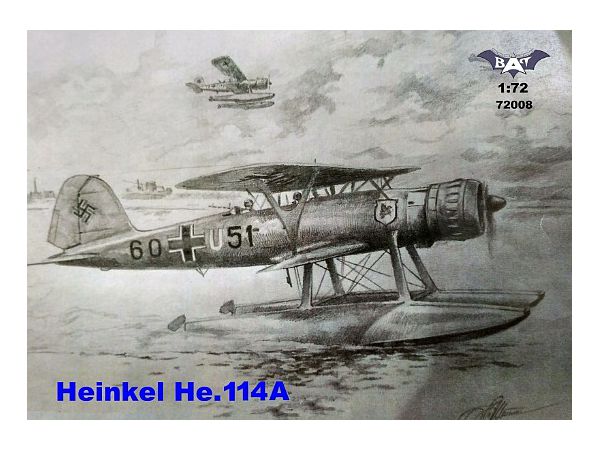 1/72 ハインケル He114A 水上偵察機 スペイン・ドイツ