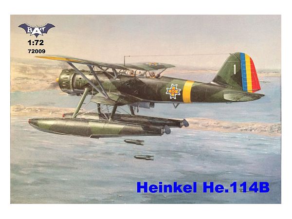 1/72 ハインケル He114B 水上偵察機 ルーマニア・スウェーデン