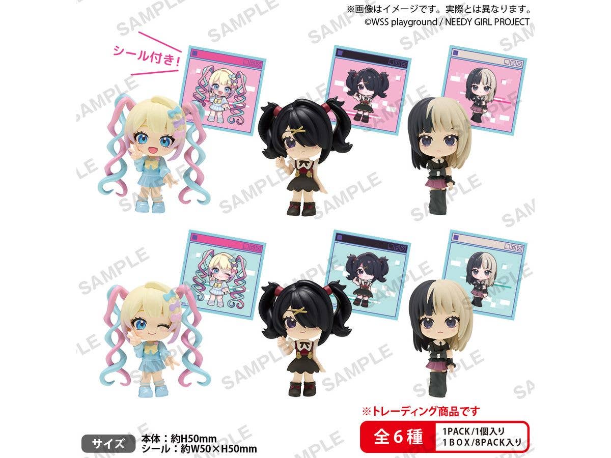 BUSHIROAD THE BOX NEEDY GIRL OVERDOSE コレクションフィギュアRICH 1Box 8pcs