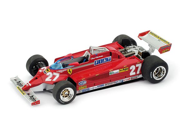 1/43 フェラーリ 126CK ターボ 1981年 モンテカルロGP 優勝 #27 G.Villeneuve