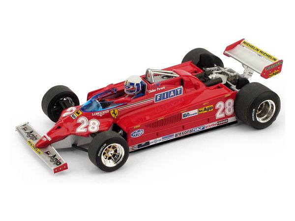 1/43 フェラーリ 126 CK 1981年 モナコGP 4位 #28 Didier Pironi