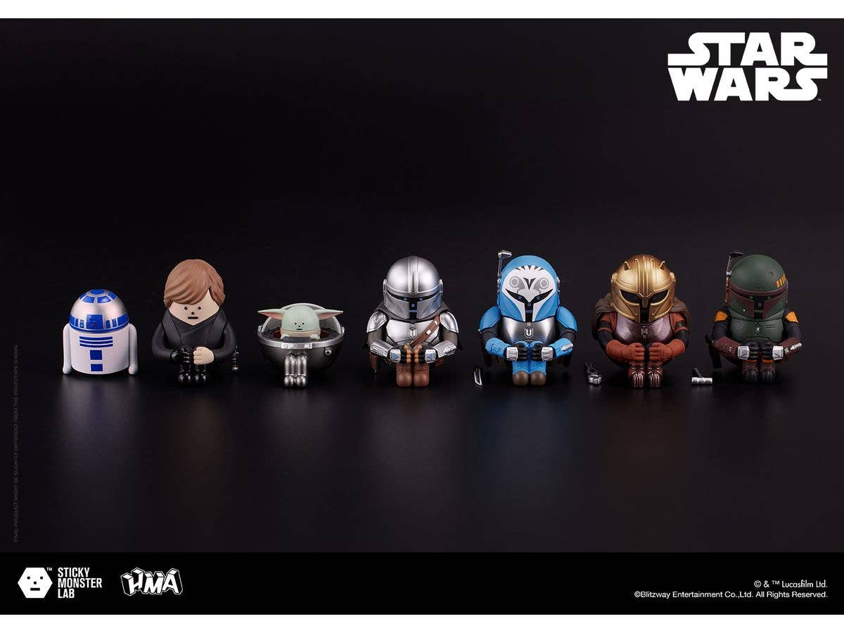 SML MINI-FIGURE BLIND BOX STAR WARS SERIES 02 THE MANDALORIAN 1Box 6pcs