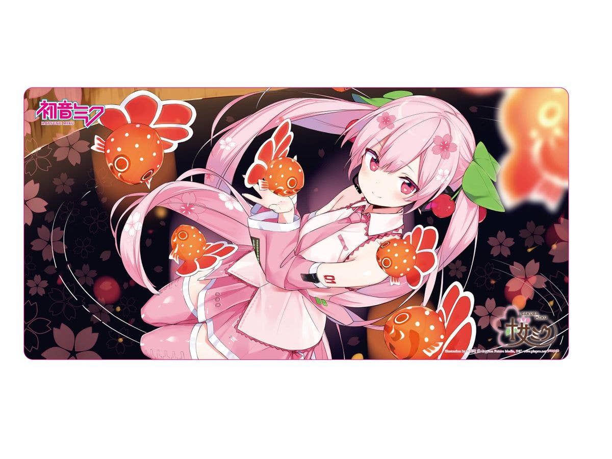 弘前ねぷたまつり x 桜ミク: プレイマット ill.by 木屋町