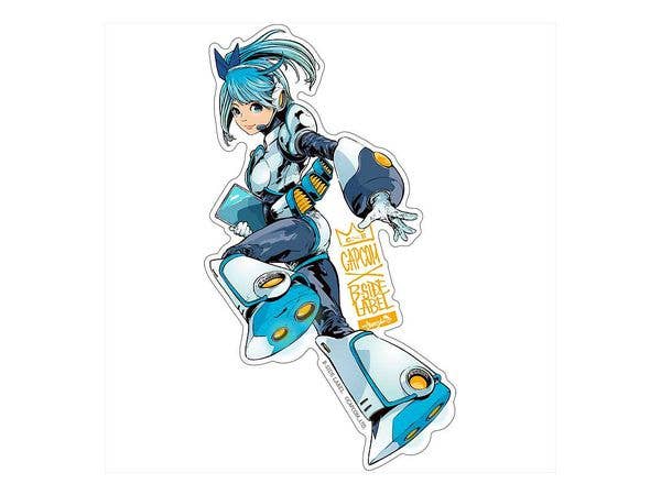CAPCOM x B-SIDE LABELステッカー CAPCOMガール リコ