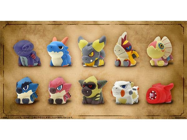 カプコンフィギュアビルダー フィンガーパペット モンスターハンター Vol.2 1Box 10pcs