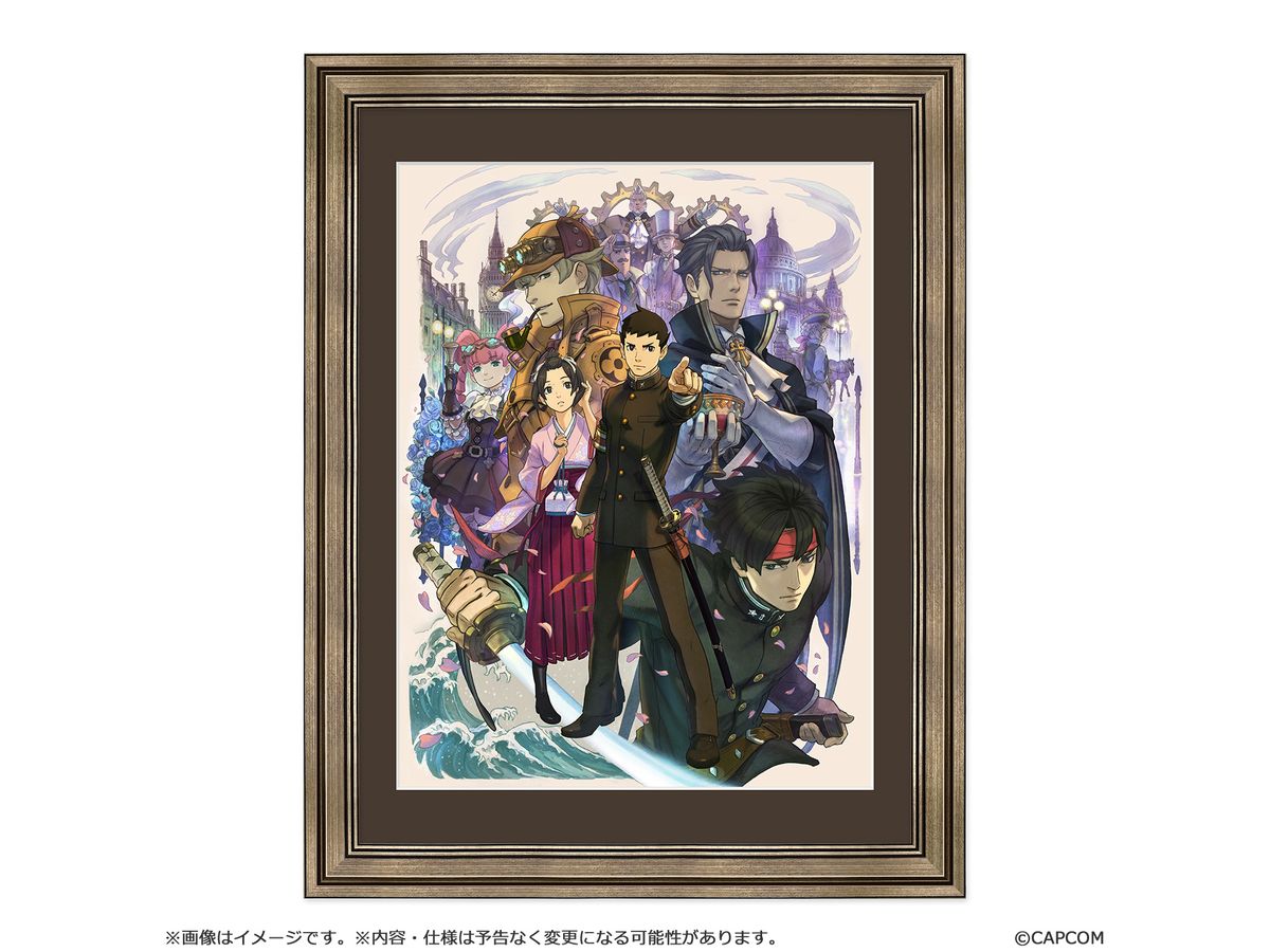 大逆転裁判 -成歩堂龍ノ介の冒險- メインビジュアル 額装付きキャラファイングラフ