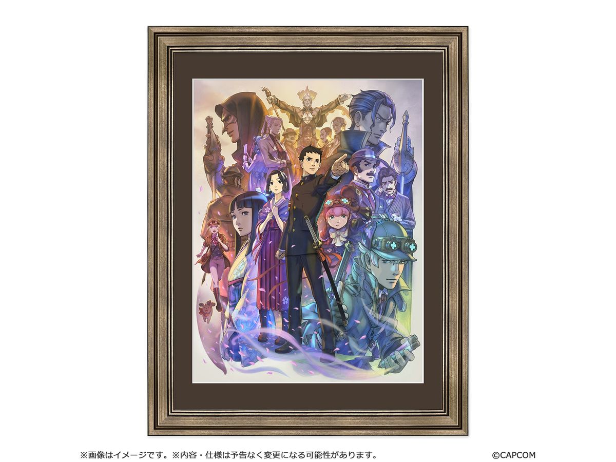 大逆転裁判2 -成歩堂龍ノ介の覺悟- メインビジュアル 額装付きキャラファイングラフ