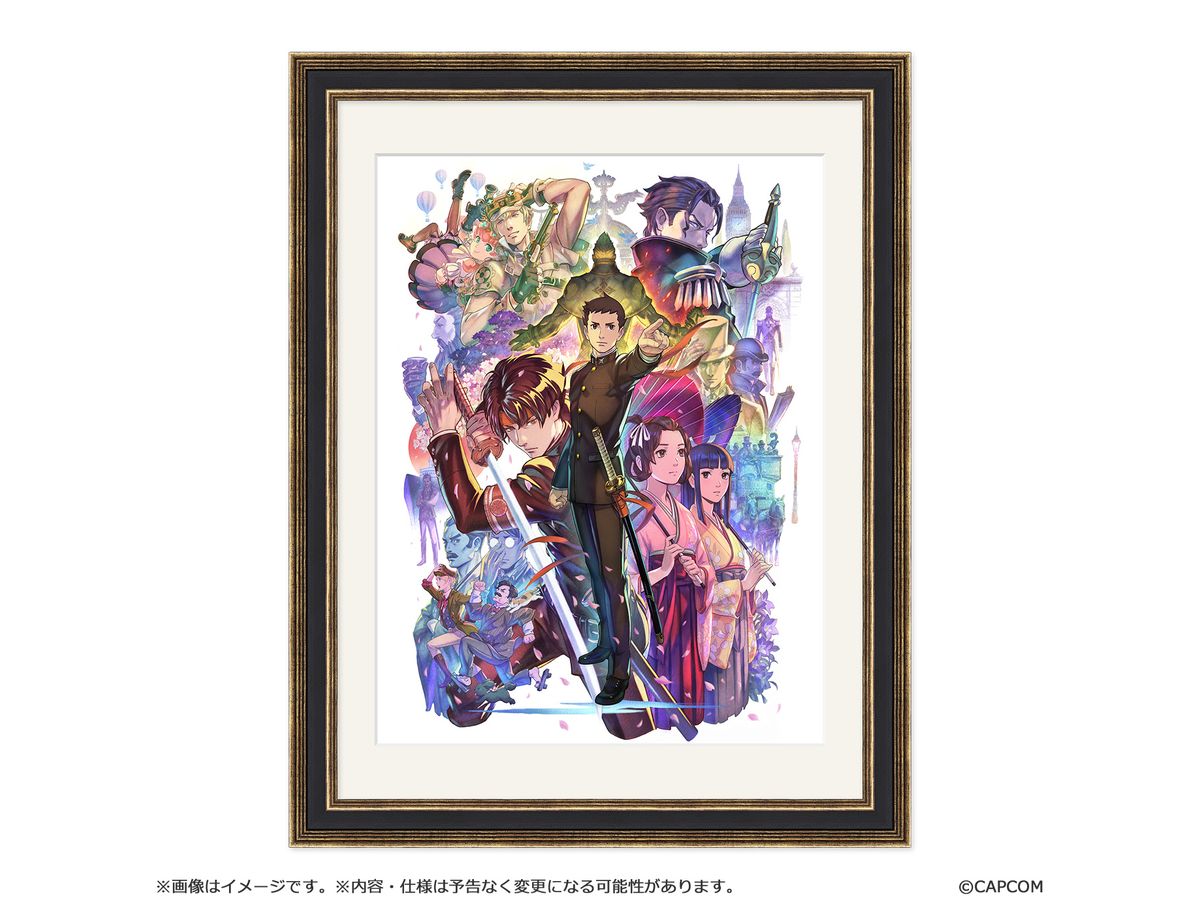 大逆転裁判1&2 -成歩堂龍ノ介の冒險と覺悟- メインビジュアル 額装付きキャラファイングラフ