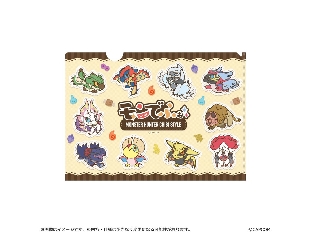 モンスターハンター モンでふぉ クリアファイル キービジュアル