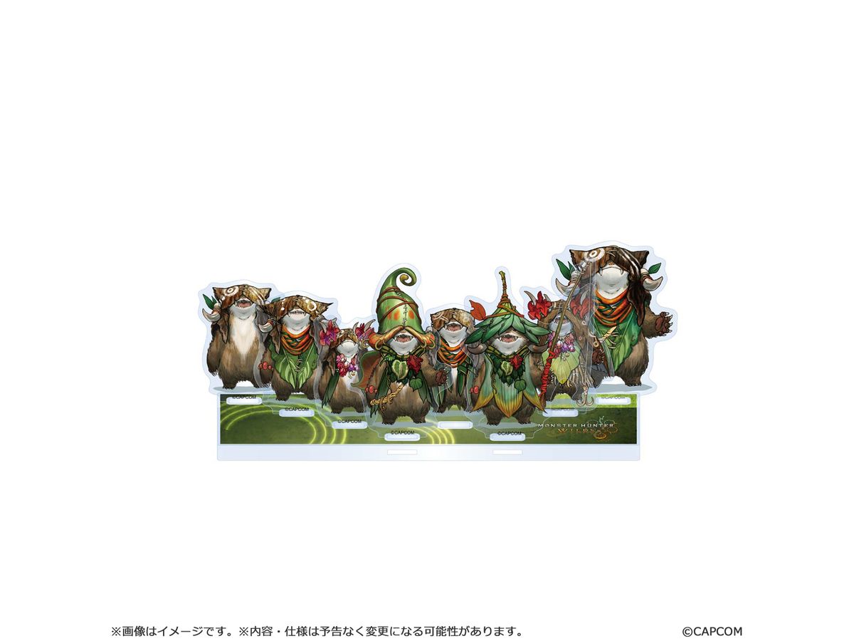 モンスターハンターワイルズ アクリルスタンド ハミボウシセット