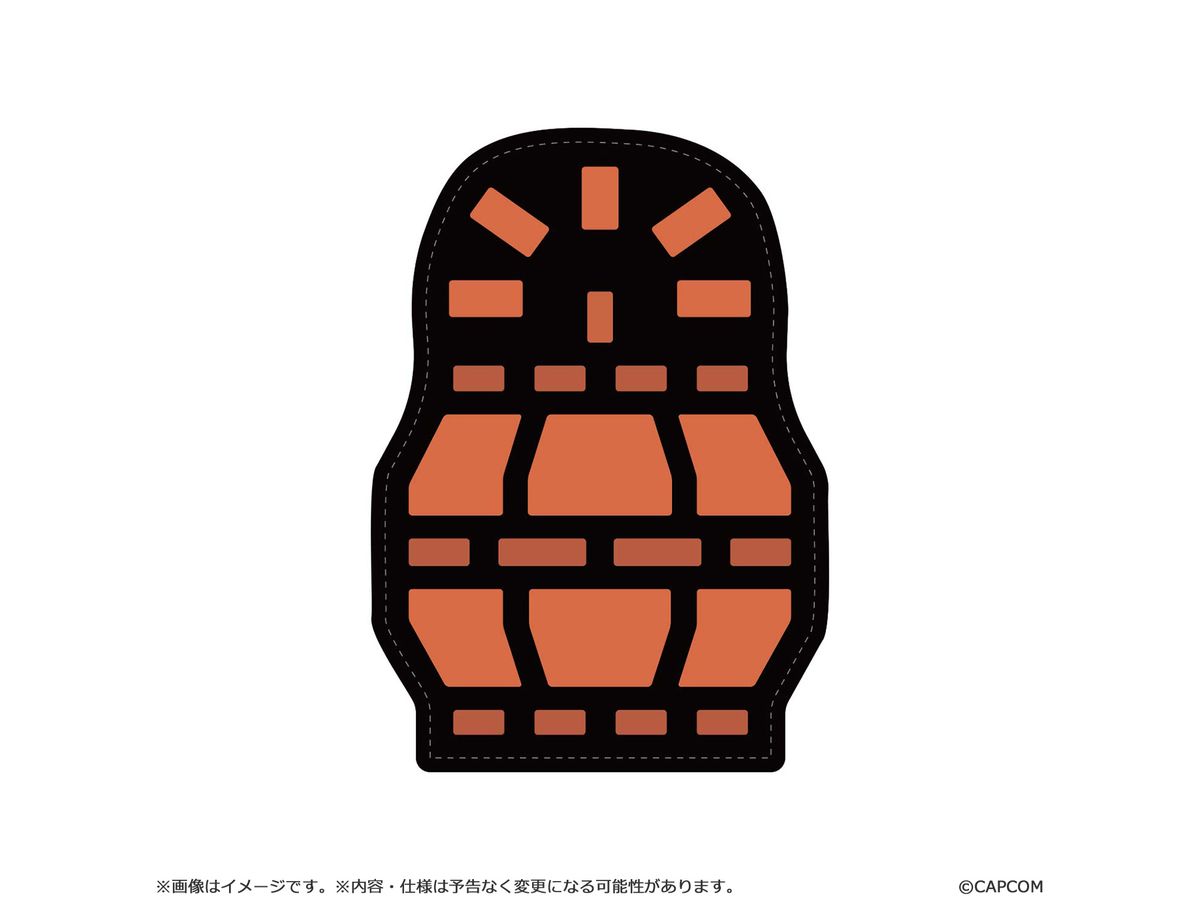 ダイカットフロアマット モンスターハンター 大タル爆弾アイコン