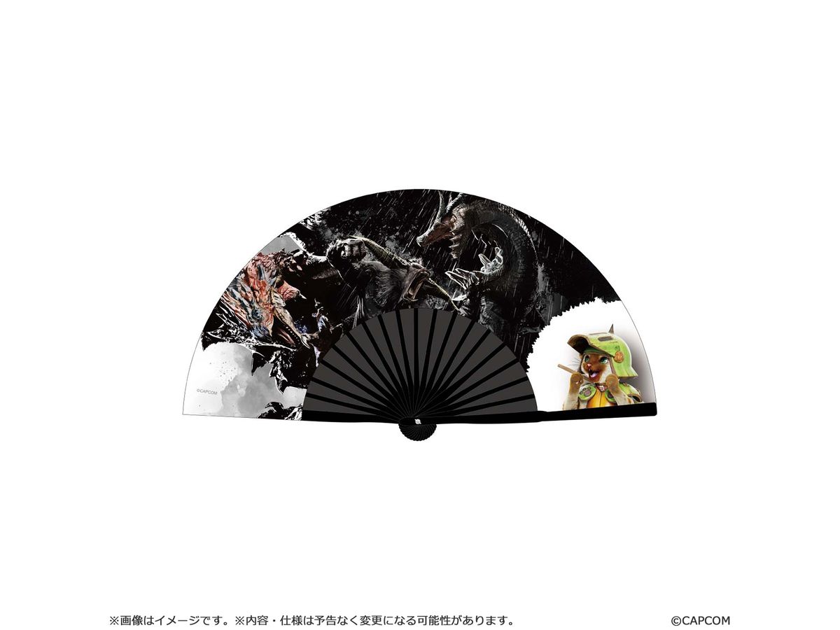 モンスターハンター ブリッジ ウォールアート 扇子