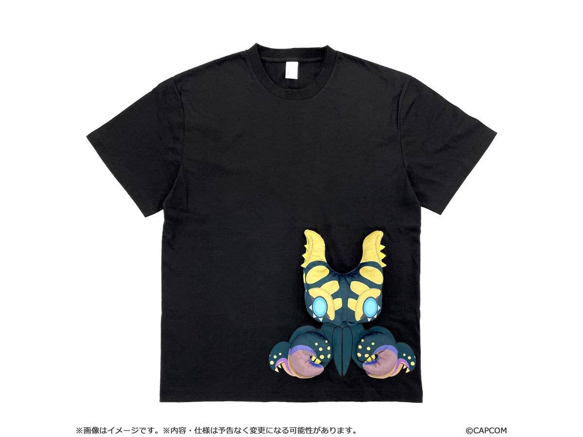 モンスターハンターワイルズ 飛び出すTシャツ ヌ・エグドラ L