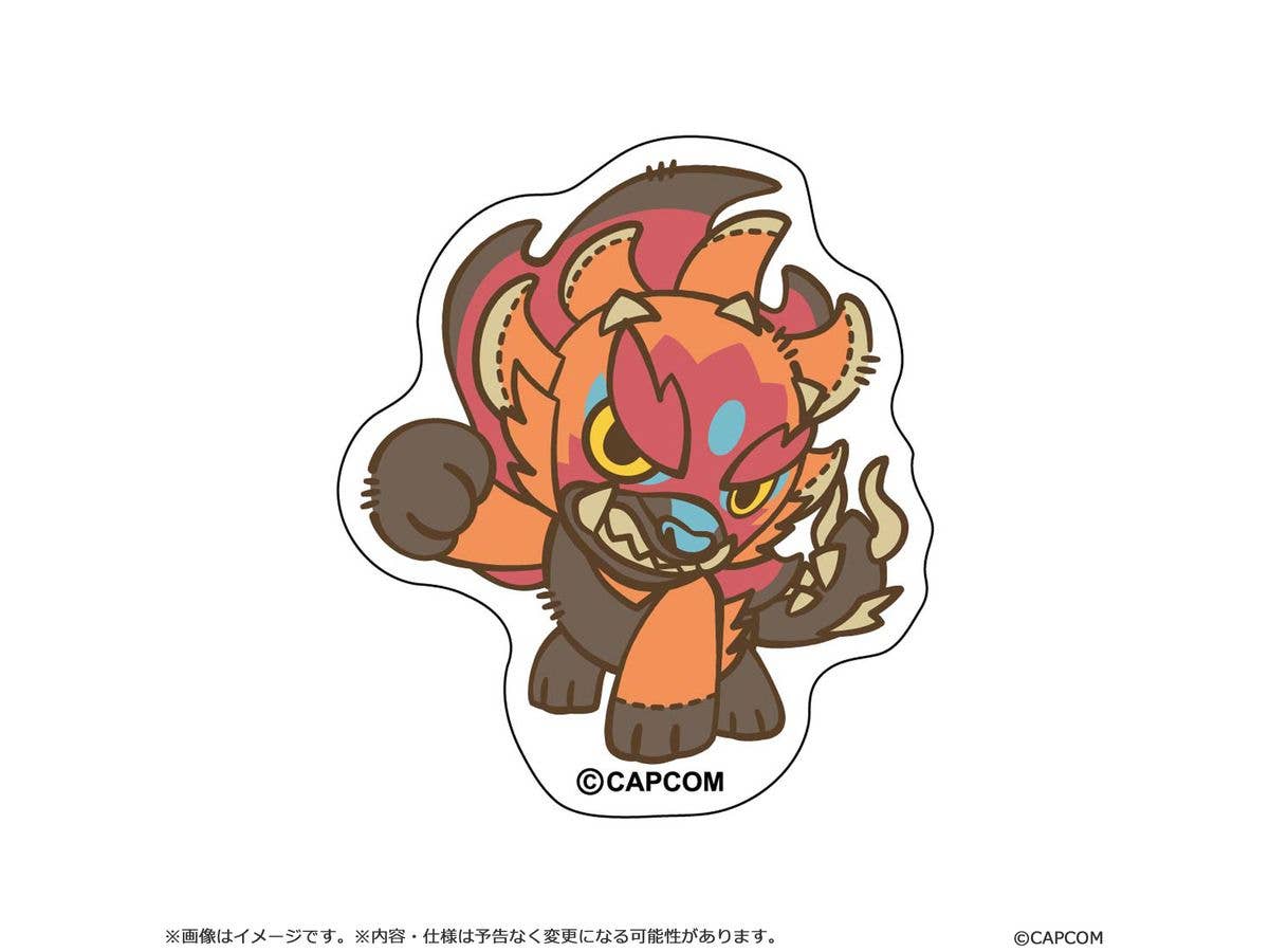 モンスターハンター モンでふぉ ダイカットステッカー アジャラカン