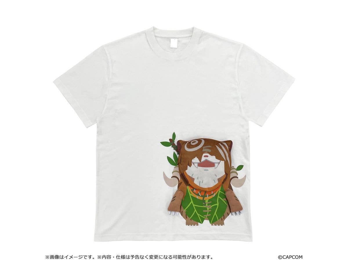 モンスターハンターワイルズ 飛び出すTシャツ モリバー XL