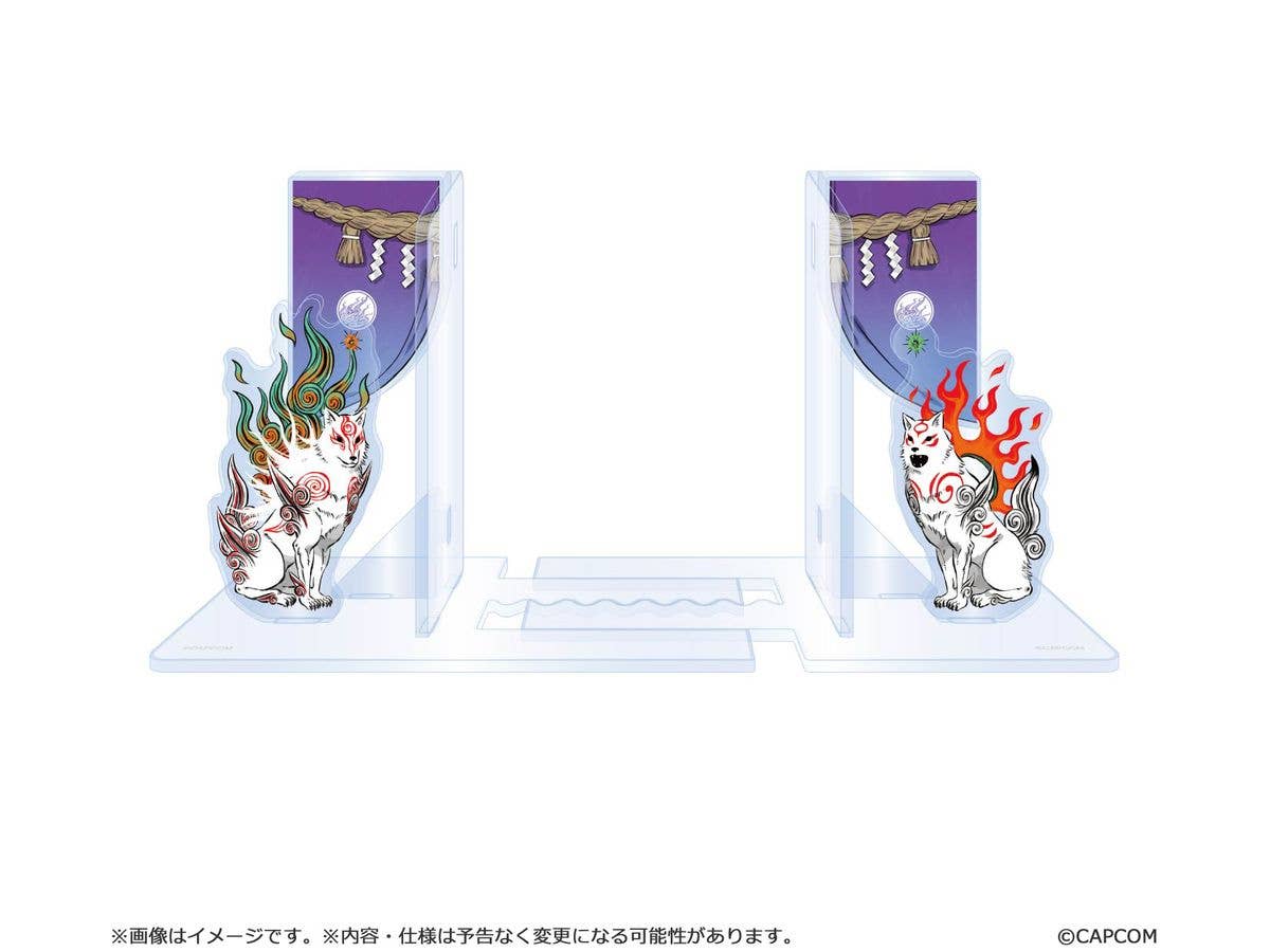 [大神 20周年記念 復刻アート企画] アクリルブックスタンドセット -大神スペシャルコレクションより-