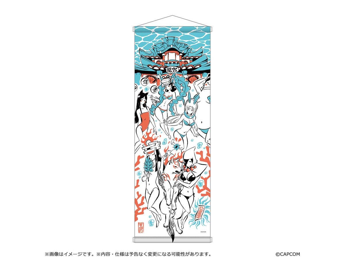 [大神 20周年記念 復刻アート企画] タペストリー 夏 -吉村健一郎 作 大神 10周年より-