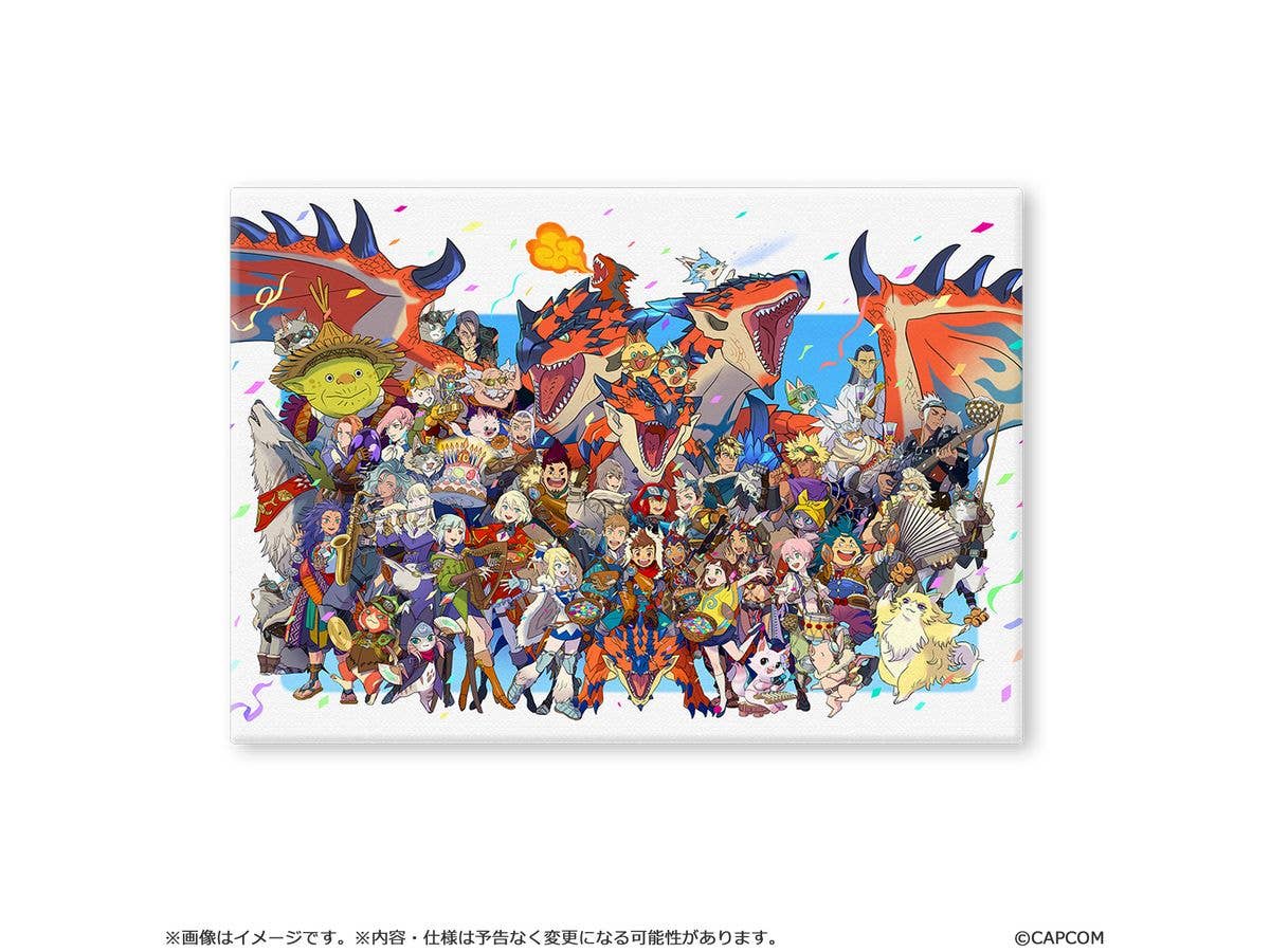 モンスターハンターストーリーズ 10周年記念アート キャラファインボード