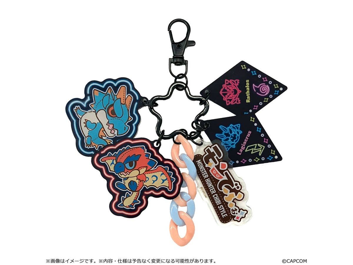 モンスターハンター モンでふぉ じゃらじゃらアクリルキーホルダー リオレウス & ラギアクルス