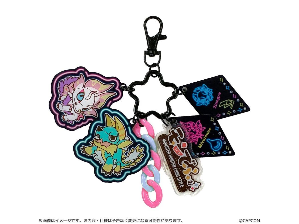モンスターハンター モンでふぉ じゃらじゃらアクリルキーホルダー ジンオウガ & タマミツネ