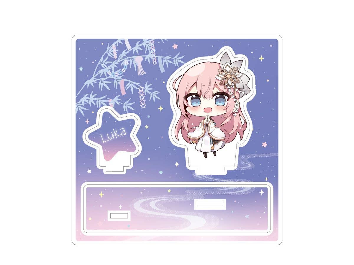 初音ミク 秋葉原フェスティバル 2024: ミニキャラアクリルジオラマ 七夕ver. / 巡音ルカ