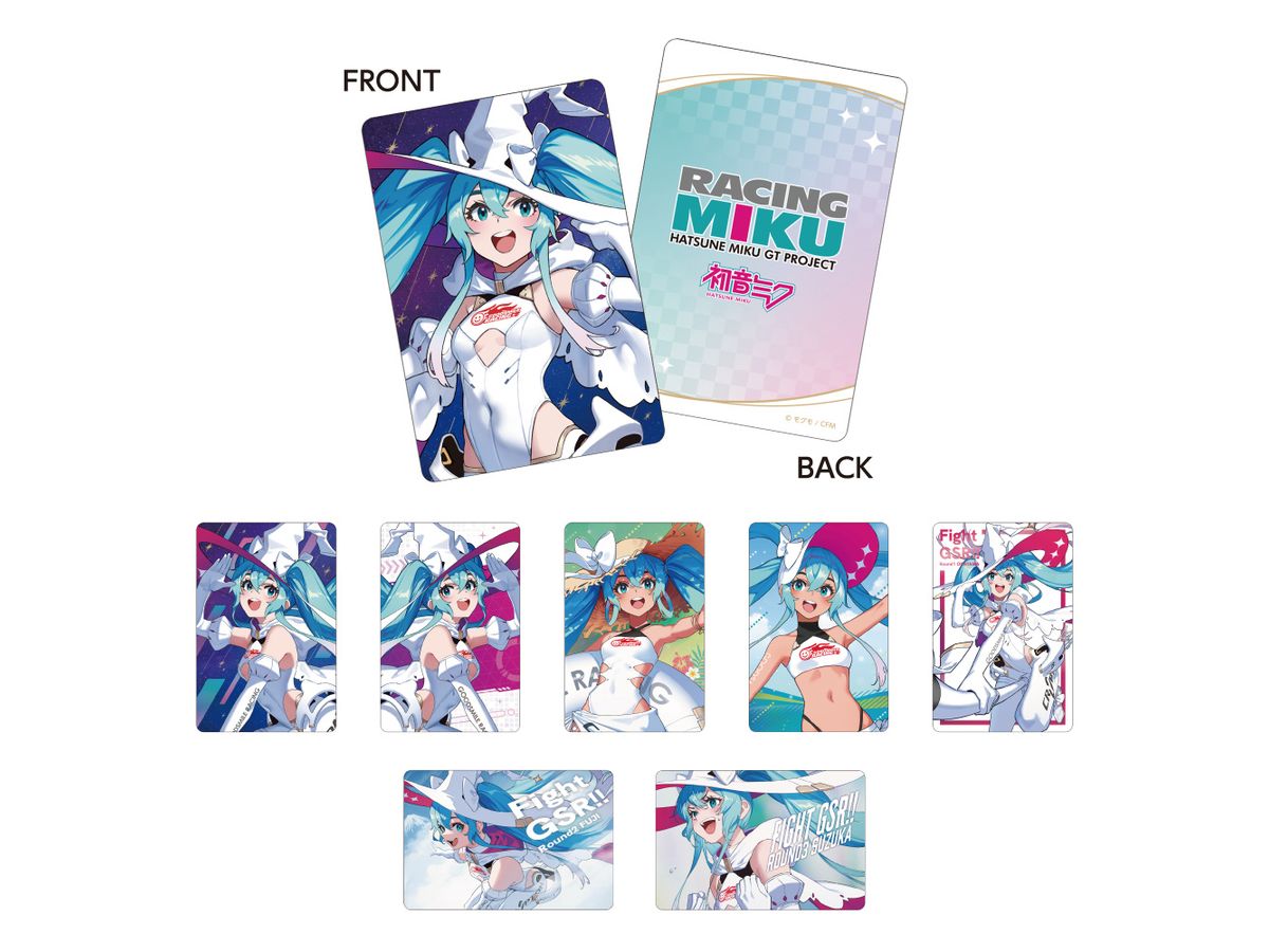 初音ミク GTプロジェクト: レーシングミク 2024Ver. 1Box 8pcs トレーディングメタリックカード
