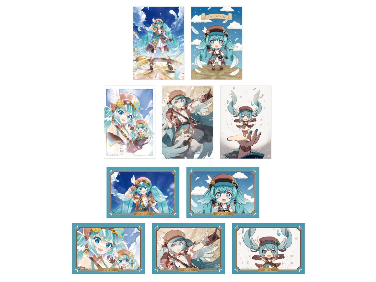 初音ミク: ねんどろいど 100番記念展示会 トレーディングブロマイド(2枚入)