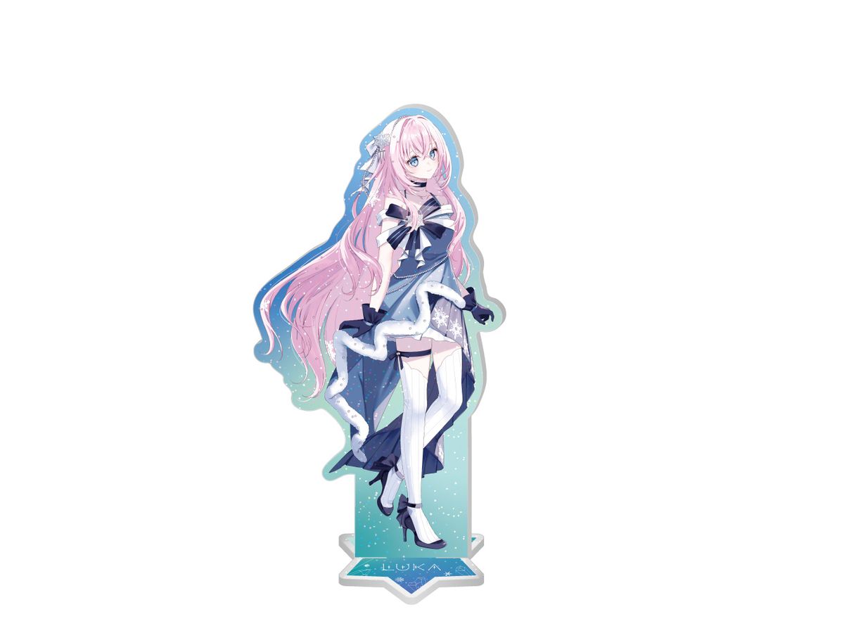 SNOW MIKU 2025: ラメ入りアクリルスタンド 巡音ルカ みすみver.