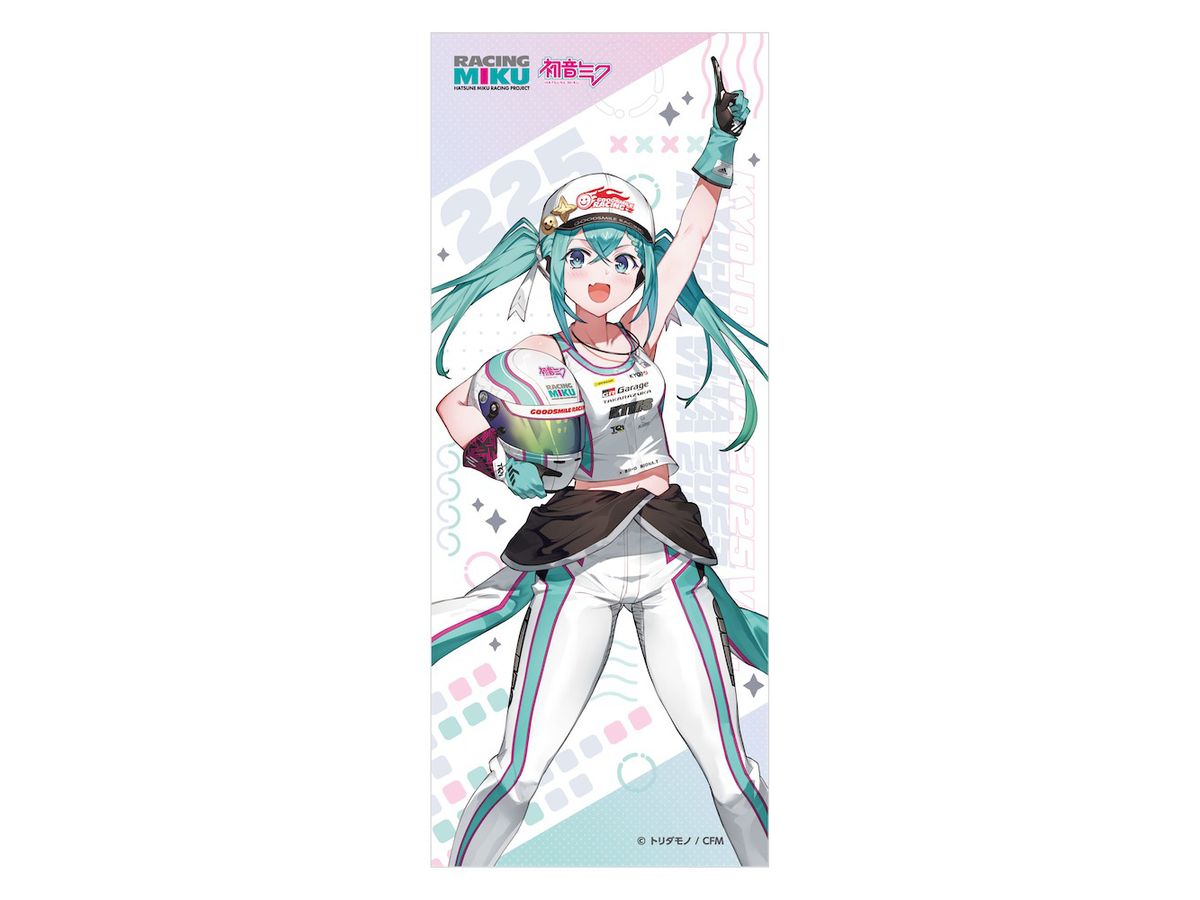 初音ミク GTプロジェクトレーシングミク KYOJO VITA 2025 Ver. フェイスタオル