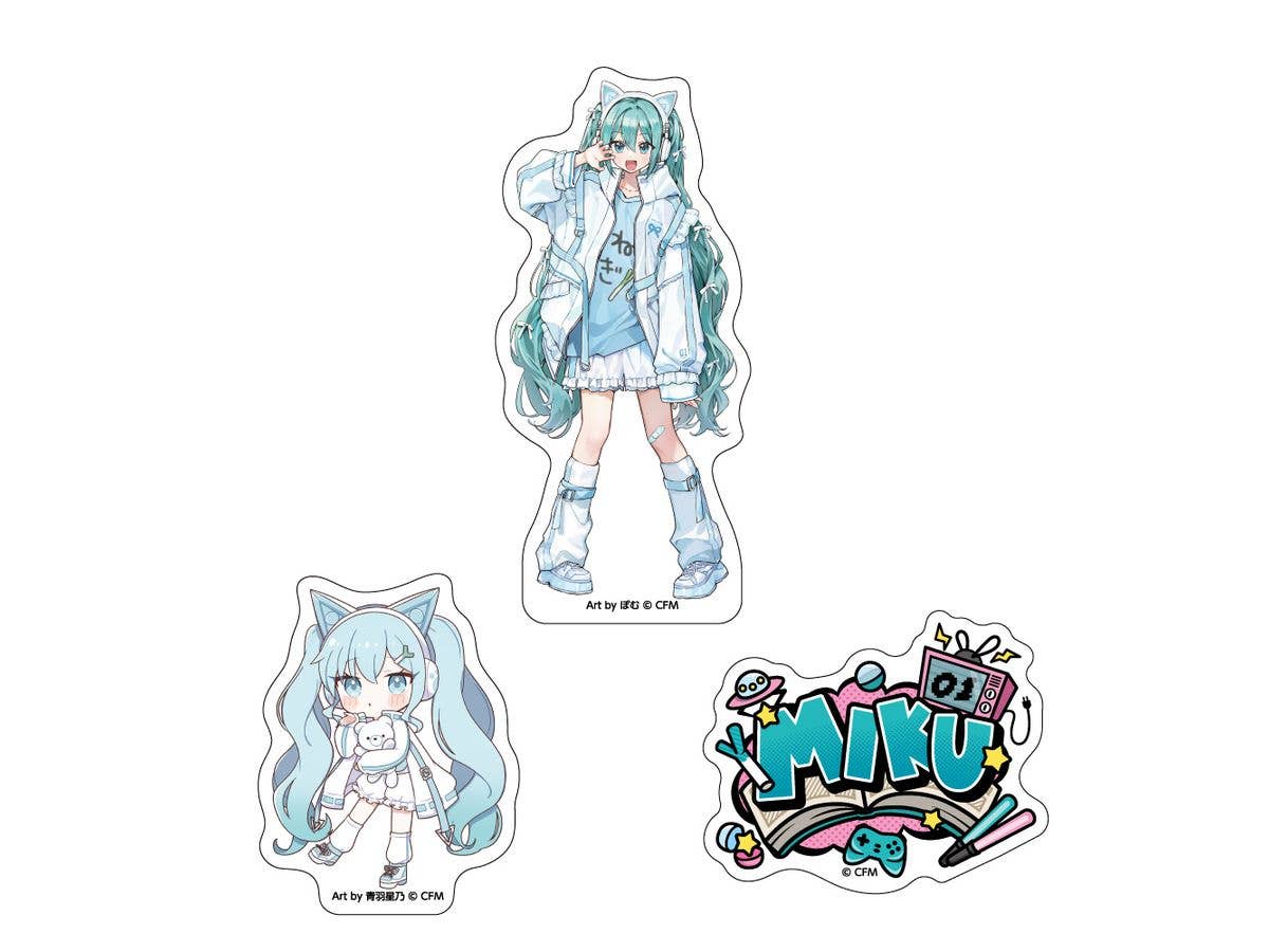 初音ミク: ステッカー3枚セット akiba culture fashion / 初音ミク